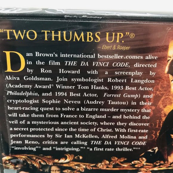 The Da Vinci Code DVD 2006 Tom Hanks 2 Disc Set New In Package - Picture 6 of 8